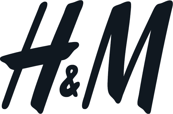 H&M Logo schwarz weiß