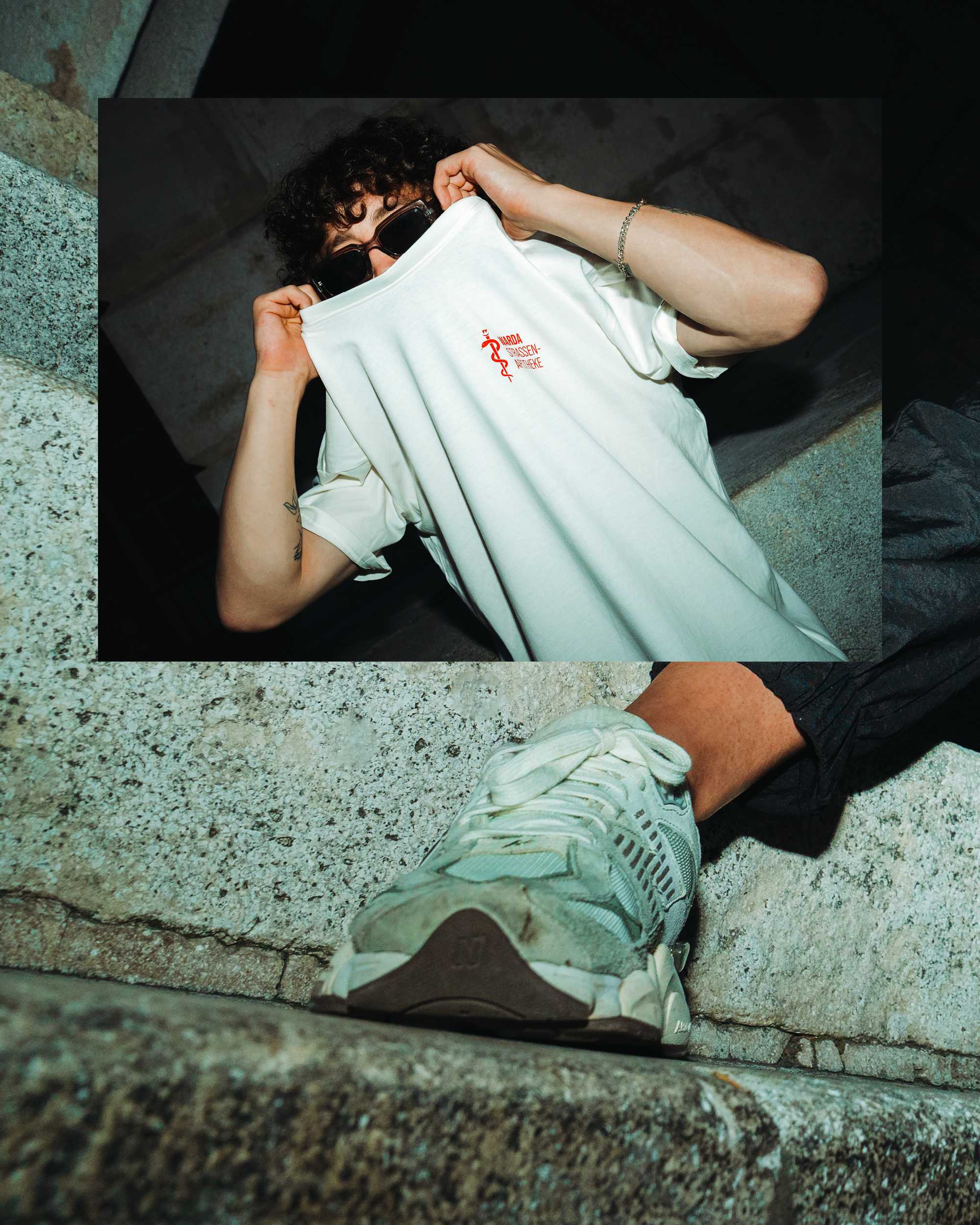 Strassenapotheke Shirt Modelshooting
