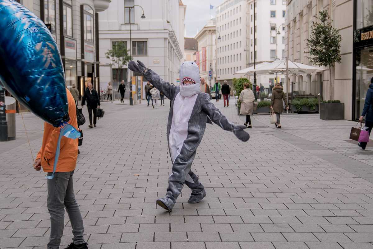 McSHARK PR Aktion in Wien