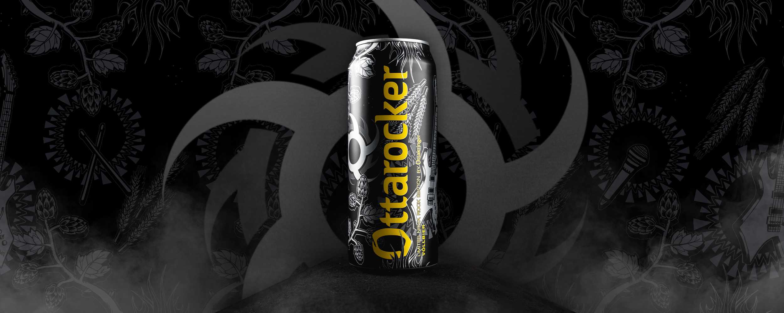 Ottarocker Design 2023 von WARDA Network für das Ottakringer Nova Rock Bier